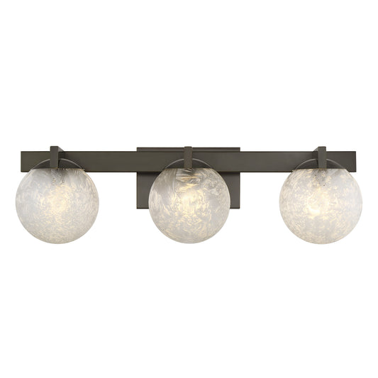 Savoy House Darien 3-Light Bathroom Vanity Light - Mediterranean Bronze