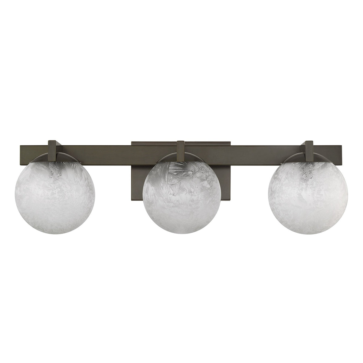 Darien 3-Light Bathroom Vanity Light Mediterranean Bronze
