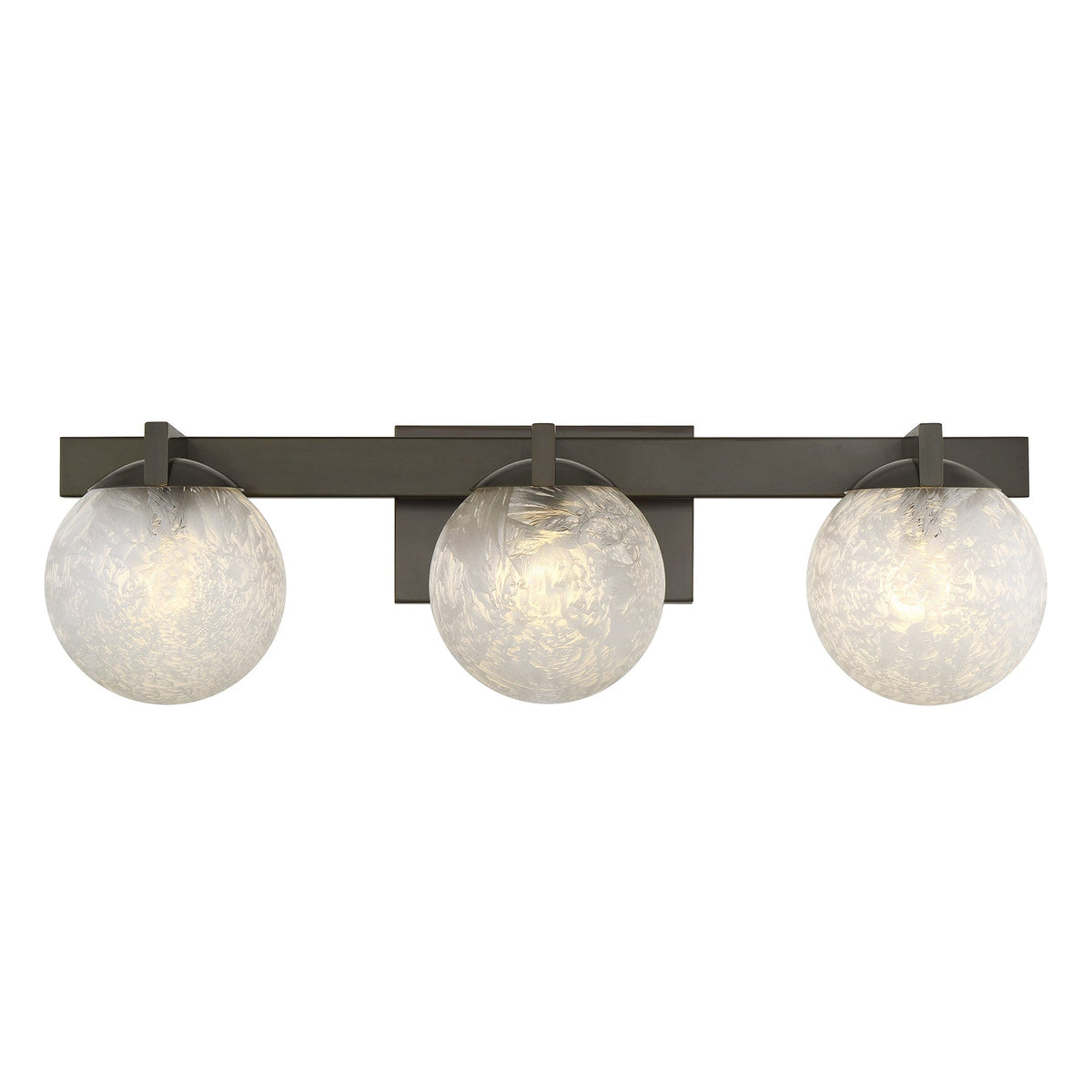 Darien 3-Light Bathroom Vanity Light Mediterranean Bronze