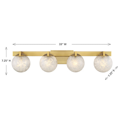 Savoy House Darien 4-Light Bathroom Vanity Light - alternate view