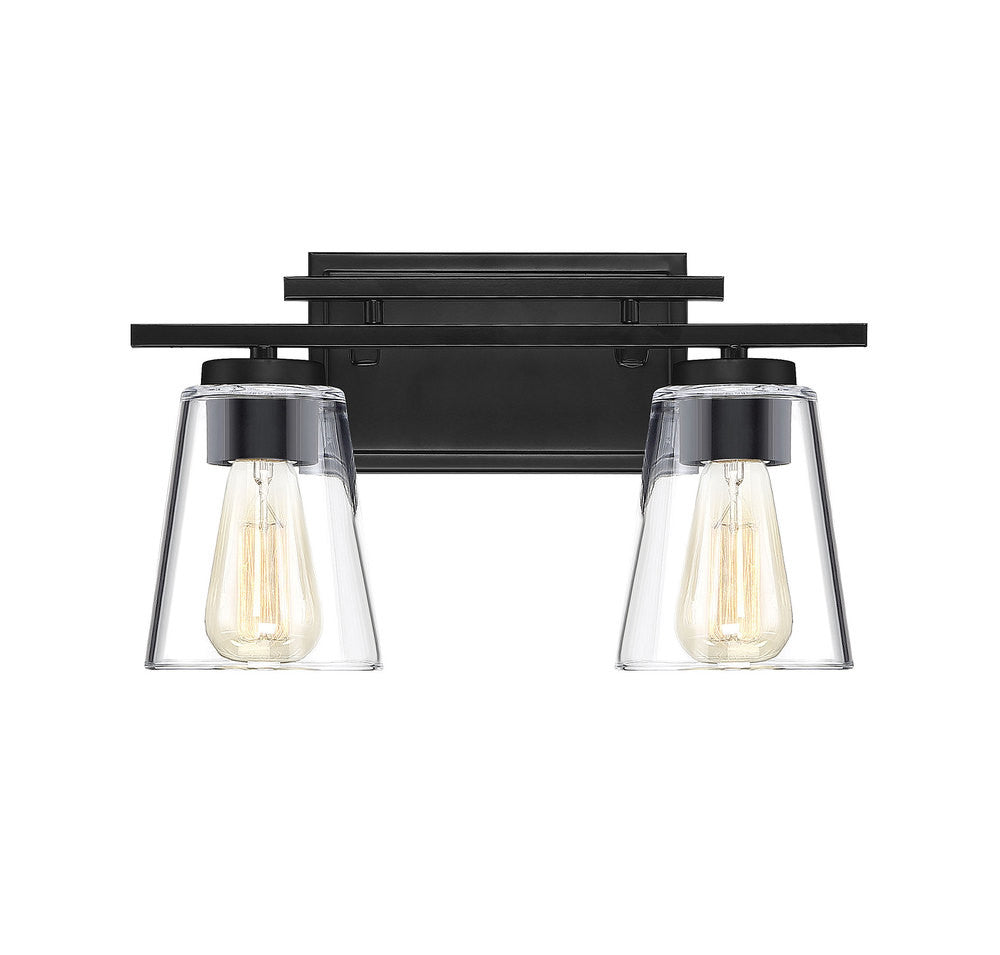 Savoy House Calhoun 2-Light Bath Vanity Black