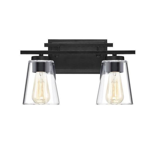 Savoy House Calhoun 2-Light Bath Vanity Black