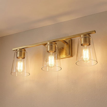Calhoun 3-Light Bathroom Vanity Light in Black