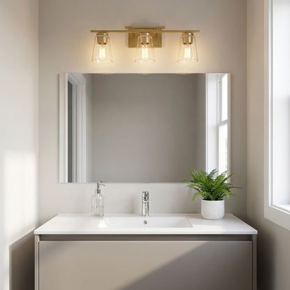 Calhoun 3-Light Bathroom Vanity Light in Black