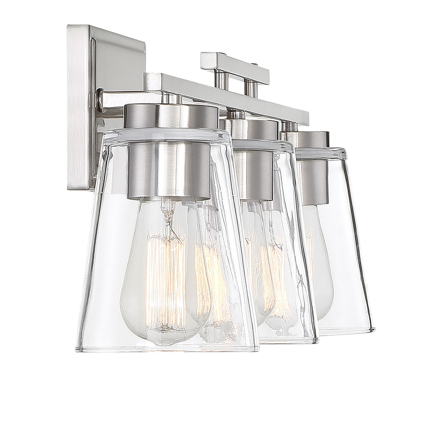 Calhoun 3-Light Bathroom Vanity Light in Black