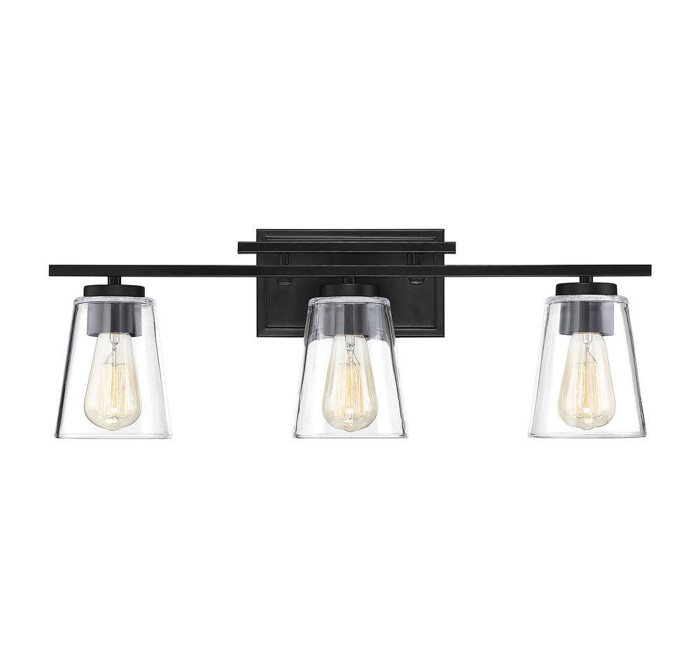 Savoy House Calhoun 3-Light Bath Vanity Black