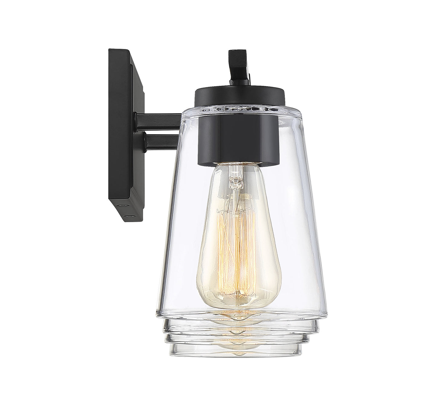 Calhoun 4-Light Bathroom Vanity Light in Black