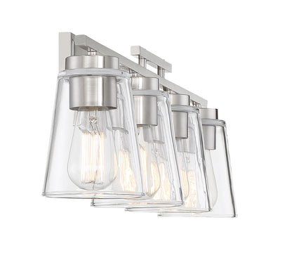 Calhoun 4-Light Bathroom Vanity Light in Black
