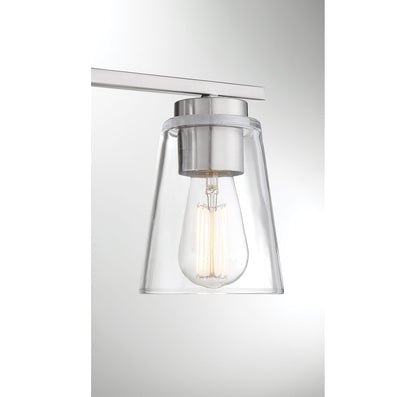 Calhoun 4-Light Bathroom Vanity Light in Black
