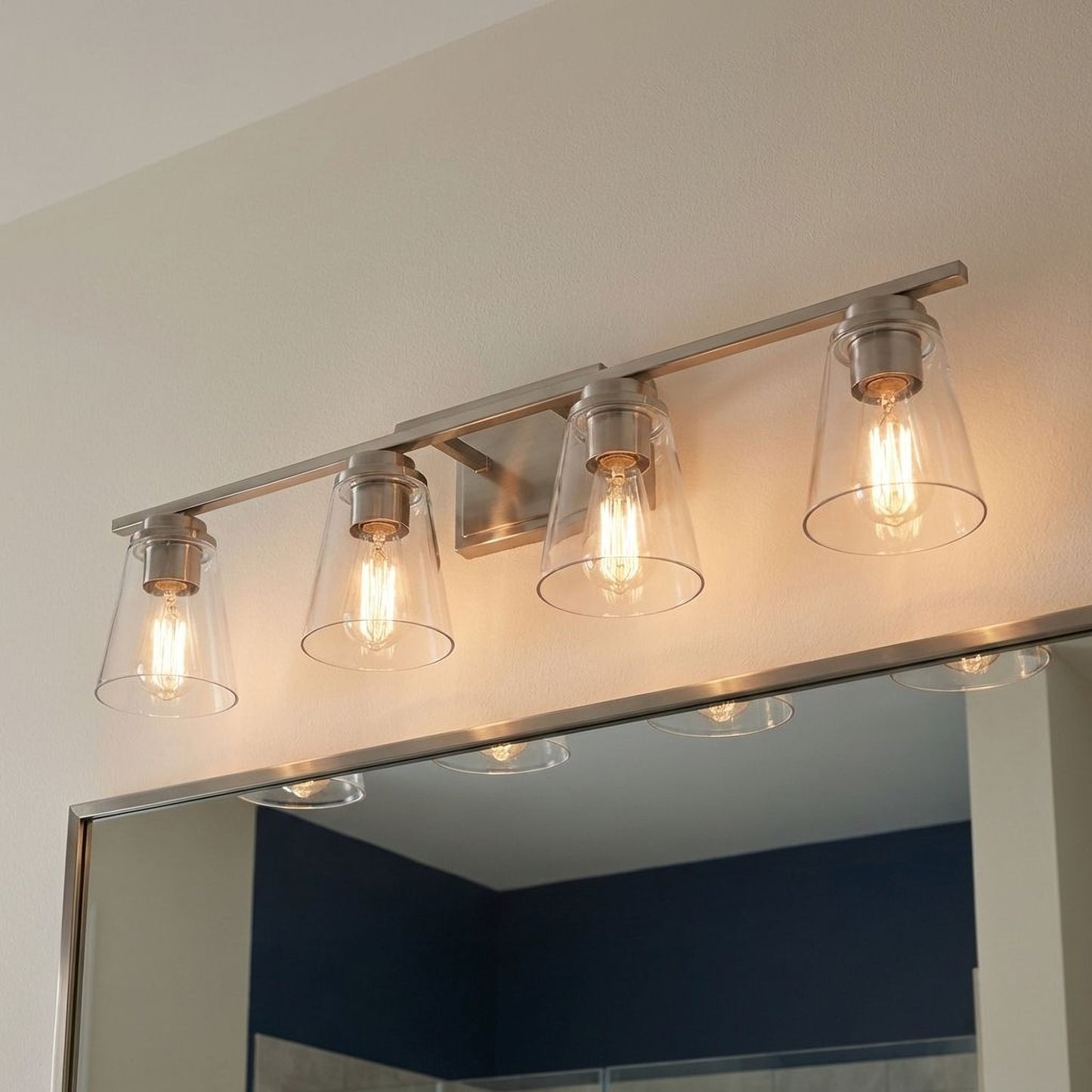 Calhoun 4-Light Bathroom Vanity Light in Black