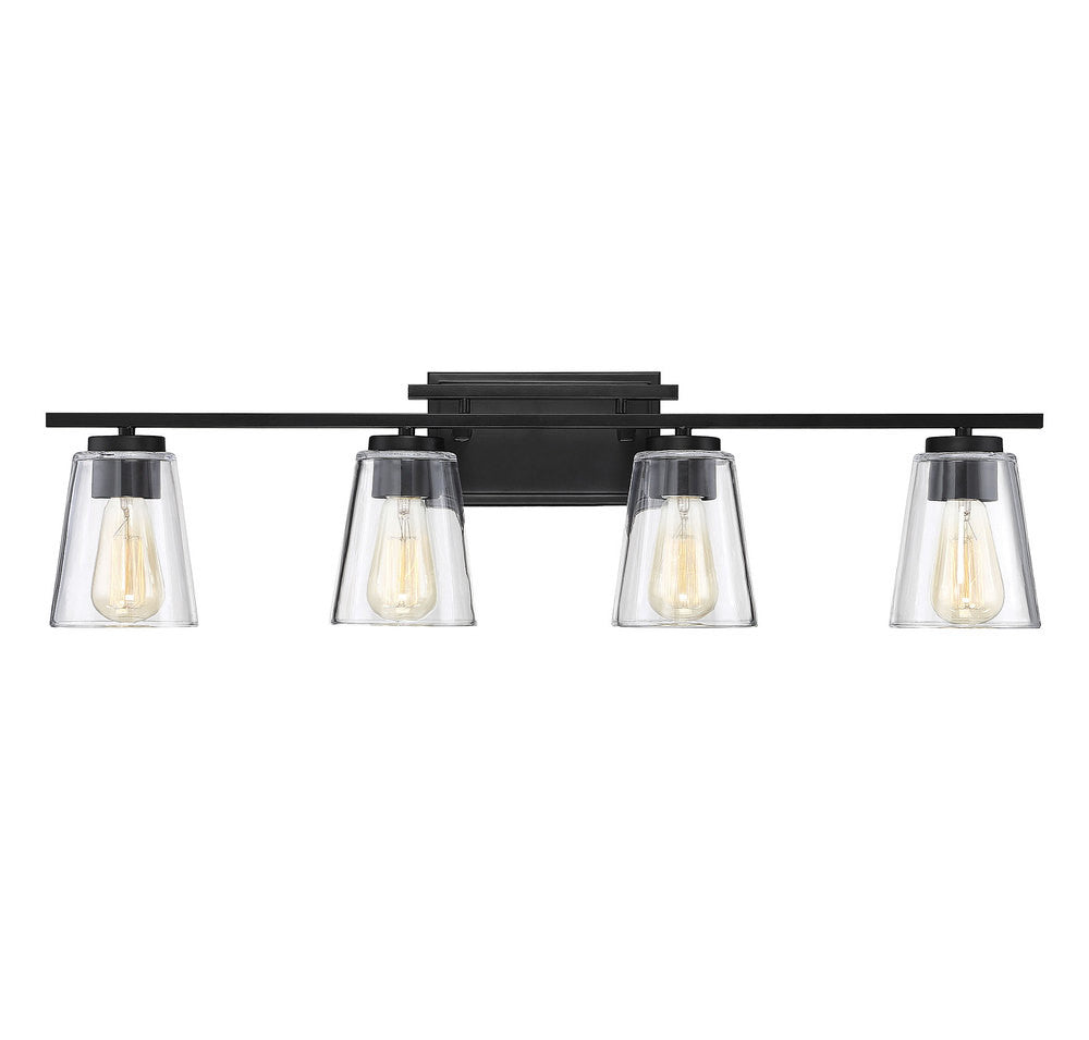 Savoy House Calhoun 4-Light Bath Vanity Black