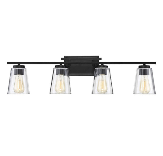 Savoy House Calhoun 4-Light Bath Vanity Black