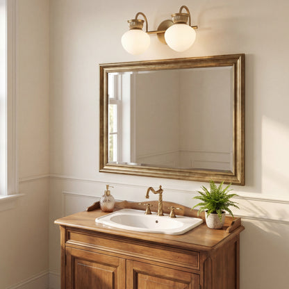 Savoy House Melbourne 2-Light Bathroom Vanity Light - Noble Brass