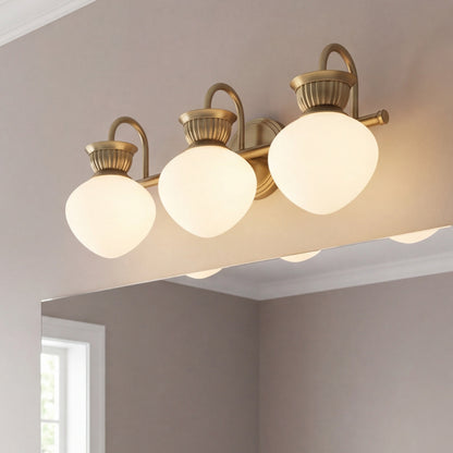 Savoy House Melbourne 3-Light Bathroom Vanity Light - Noble Brass
