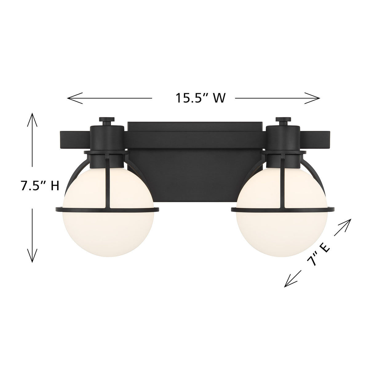 Savoy House Pierce 2-Light Bathroom Vanity Light - alternate view