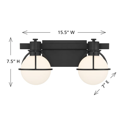 Savoy House Pierce 2-Light Bathroom Vanity Light - alternate view