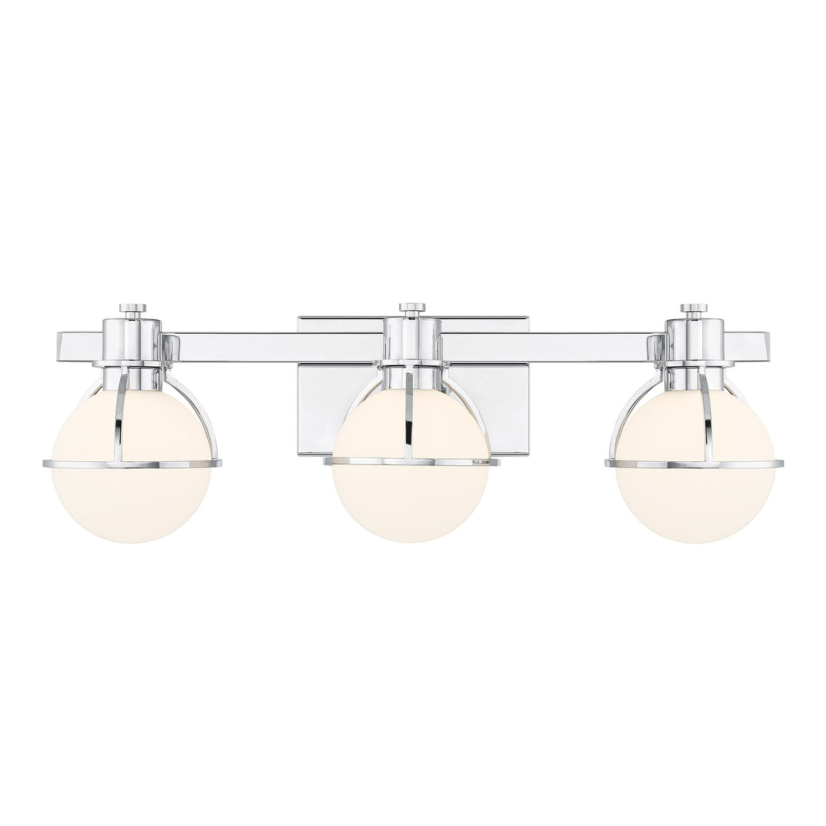 Pierce 3-Light Bathroom Vanity Light Chrome