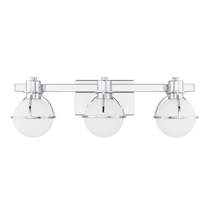 Pierce 3-Light Bathroom Vanity Light Chrome