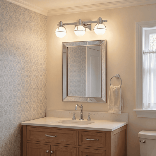 Savoy House Pierce 3-Light Bathroom Vanity Light - Chrome, view 2