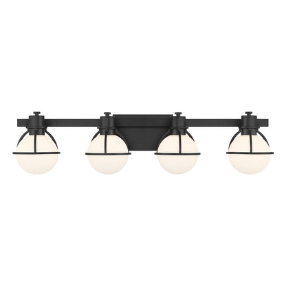 Pierce 4-Light Bathroom Vanity Light Matte Black