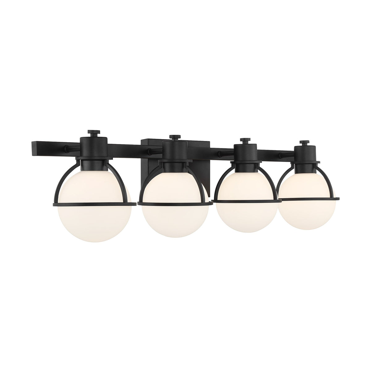 Pierce 4-Light Bathroom Vanity Light Matte Black