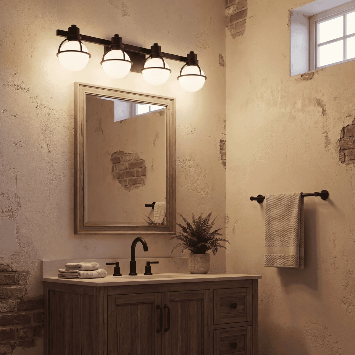 Savoy House Pierce 4-Light Bathroom Vanity Light