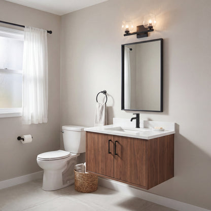 Savoy House Castello 2-Light Bathroom Vanity Light - Matte Black