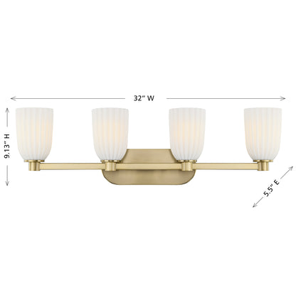 Baldwin 4-Light Bathroom Vanity Light