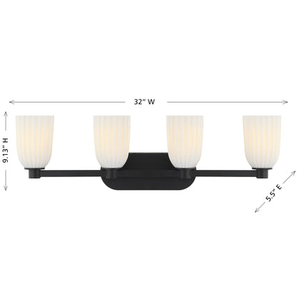 Baldwin 4-Light Bathroom Vanity Light