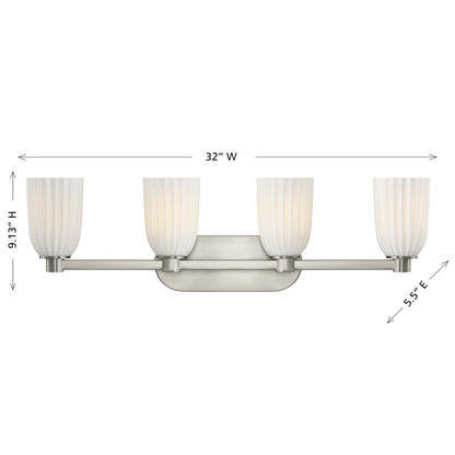 Baldwin 4-Light Bathroom Vanity Light