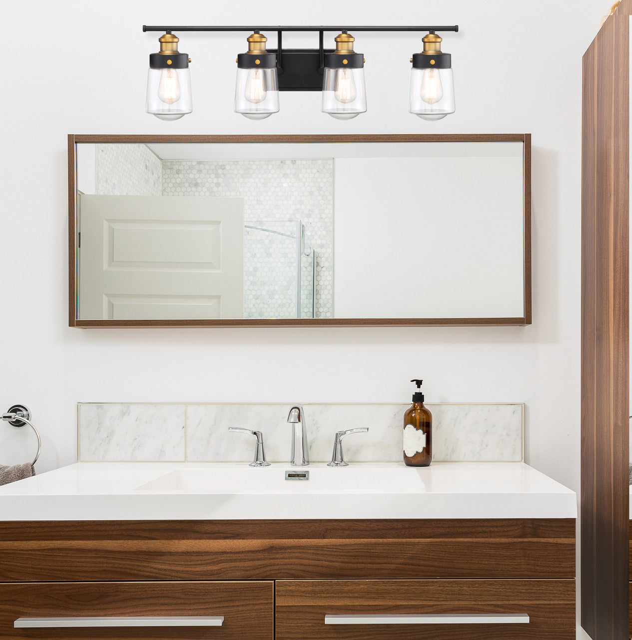 Macauley 4-Light Bath Vanity Savoy House 8-2069-4-51