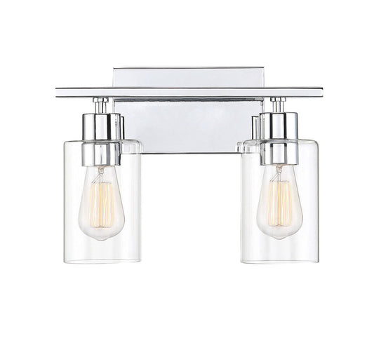 Savoy House Lambert 2-Light Bath Vanity Polished Chrome