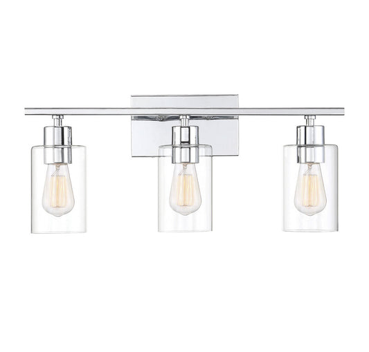 Savoy House Lambert 3-Light Bath Vanity Polished Chrome