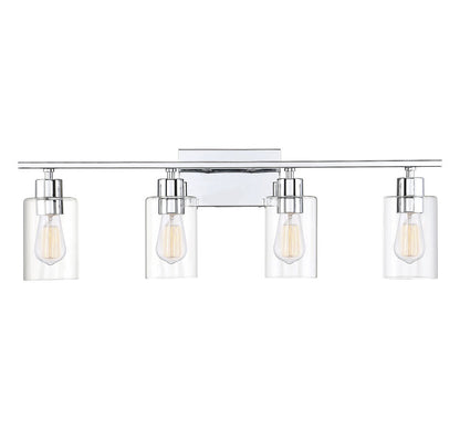 Savoy House Lambert 4-Light Bath Vanity Polished Chrome