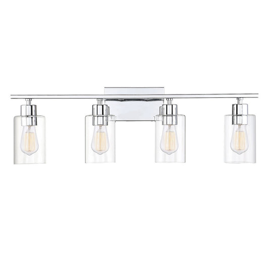 Savoy House Lambert 4-Light Bath Vanity Polished Chrome