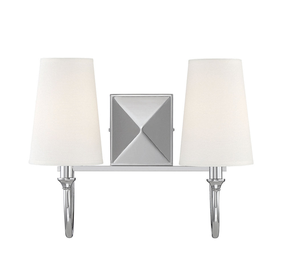 Savoy House Cameron 2-Light Bath Vanity Polished Nickel