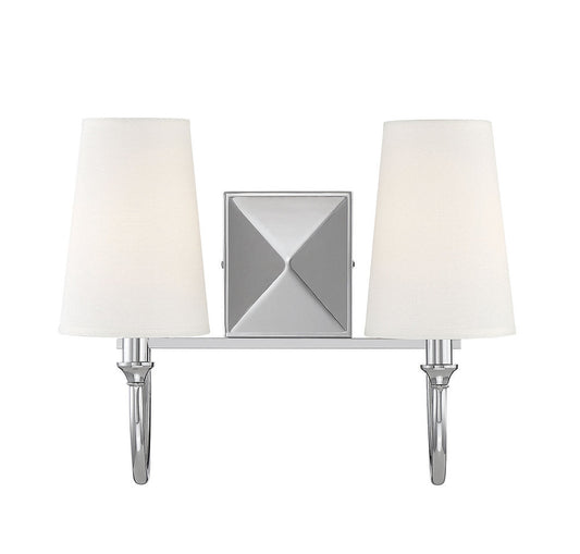 Savoy House Cameron 2-Light Bath Vanity Polished Nickel