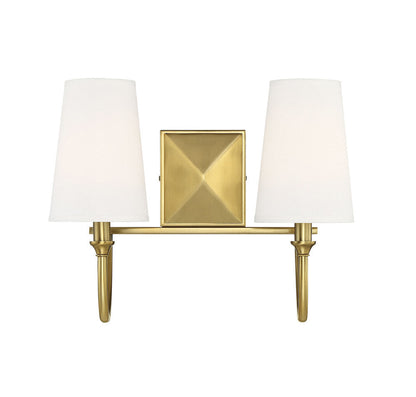 Savoy House Cameron 2-Light Bath Vanity Warm Brass