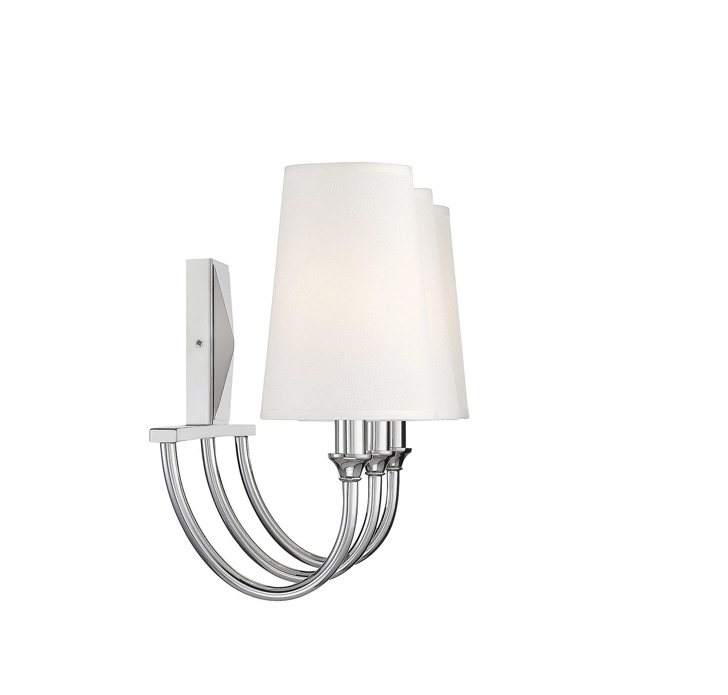 Cameron 3-Light Bathroom Vanity Light in Matte Black