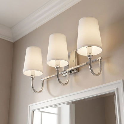 Cameron 3-Light Bathroom Vanity Light in Matte Black