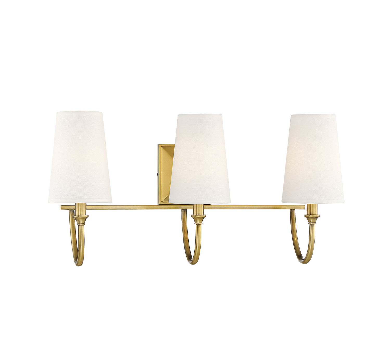 Cameron 3-Light Bathroom Vanity Light in Matte Black