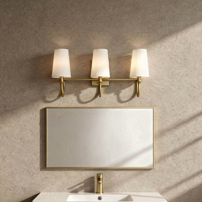 Cameron 3-Light Bathroom Vanity Light in Matte Black