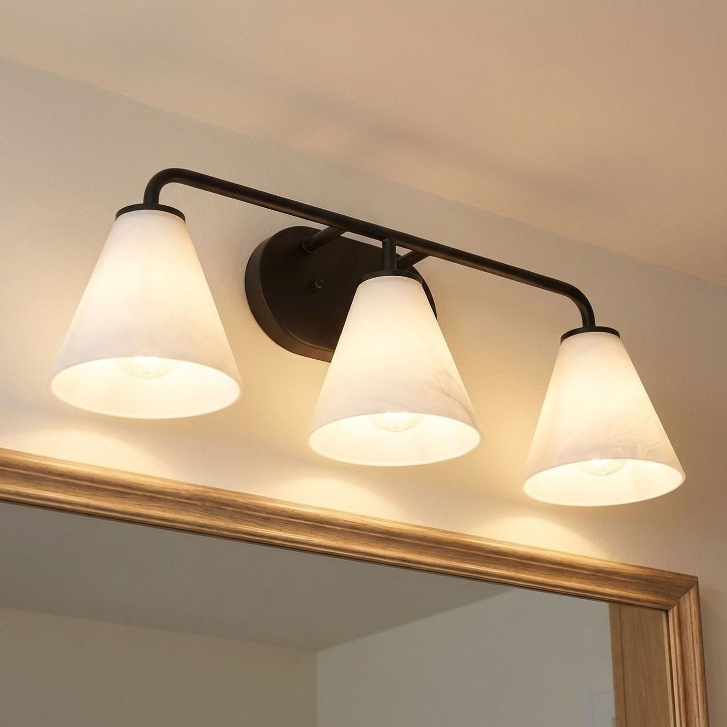 Blair 3-Light Bathroom Vanity Light in Matte Black