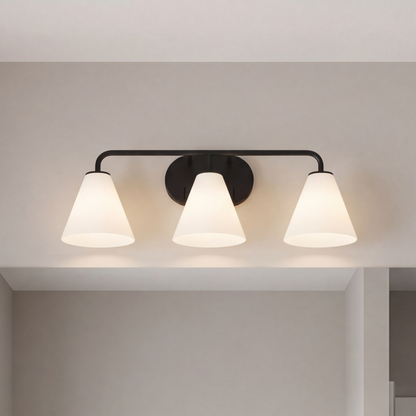 Blair 3-Light Bathroom Vanity Light in Matte Black