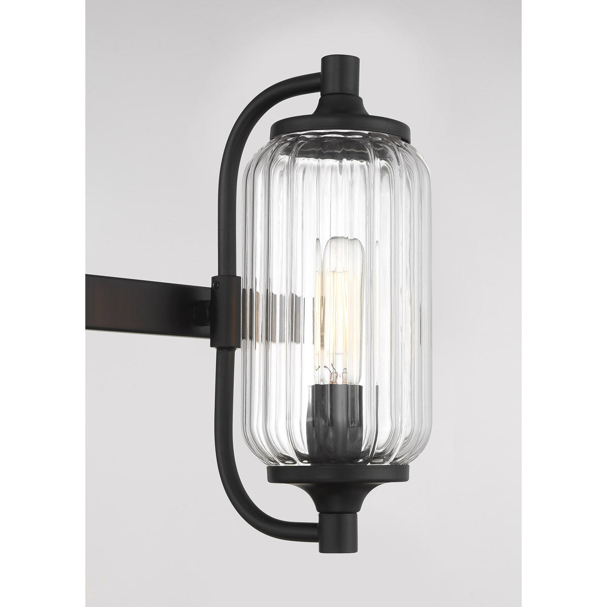 Holton 3-Light Bathroom Vanity Light Matte Black