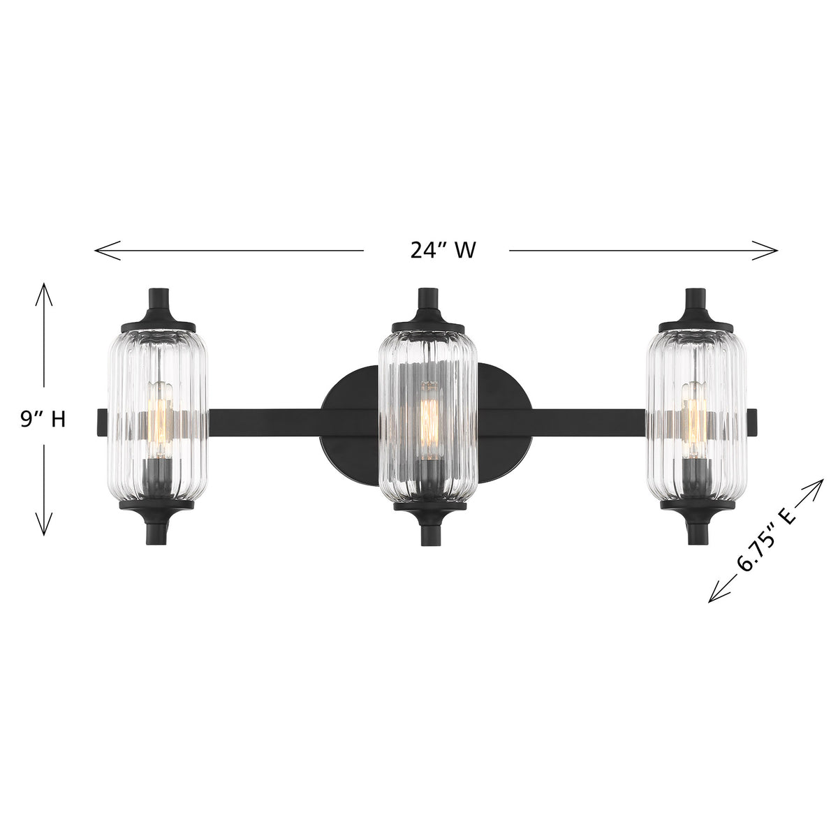 Savoy House Holton 3-Light Bathroom Vanity Light - alternate view