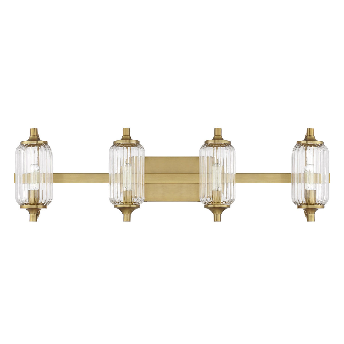 Holton 4-Light Bathroom Vanity Light Warm Brass