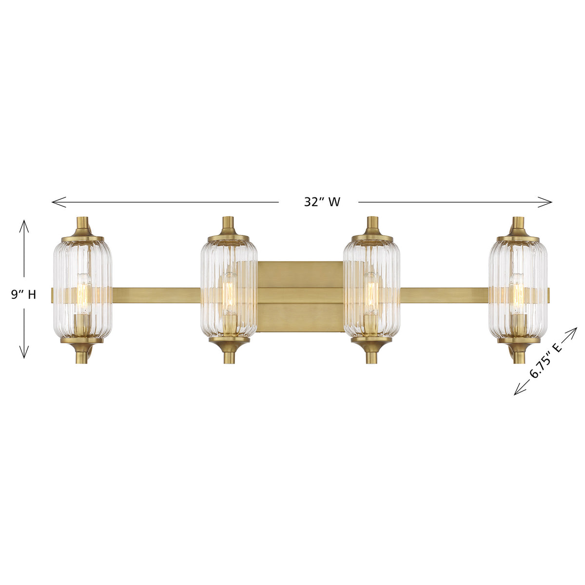 Savoy House Holton 4-Light Bathroom Vanity Light - alternate view
