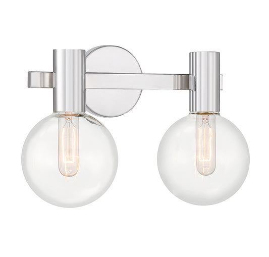 Wright 2-Light Bathroom Vanity Light