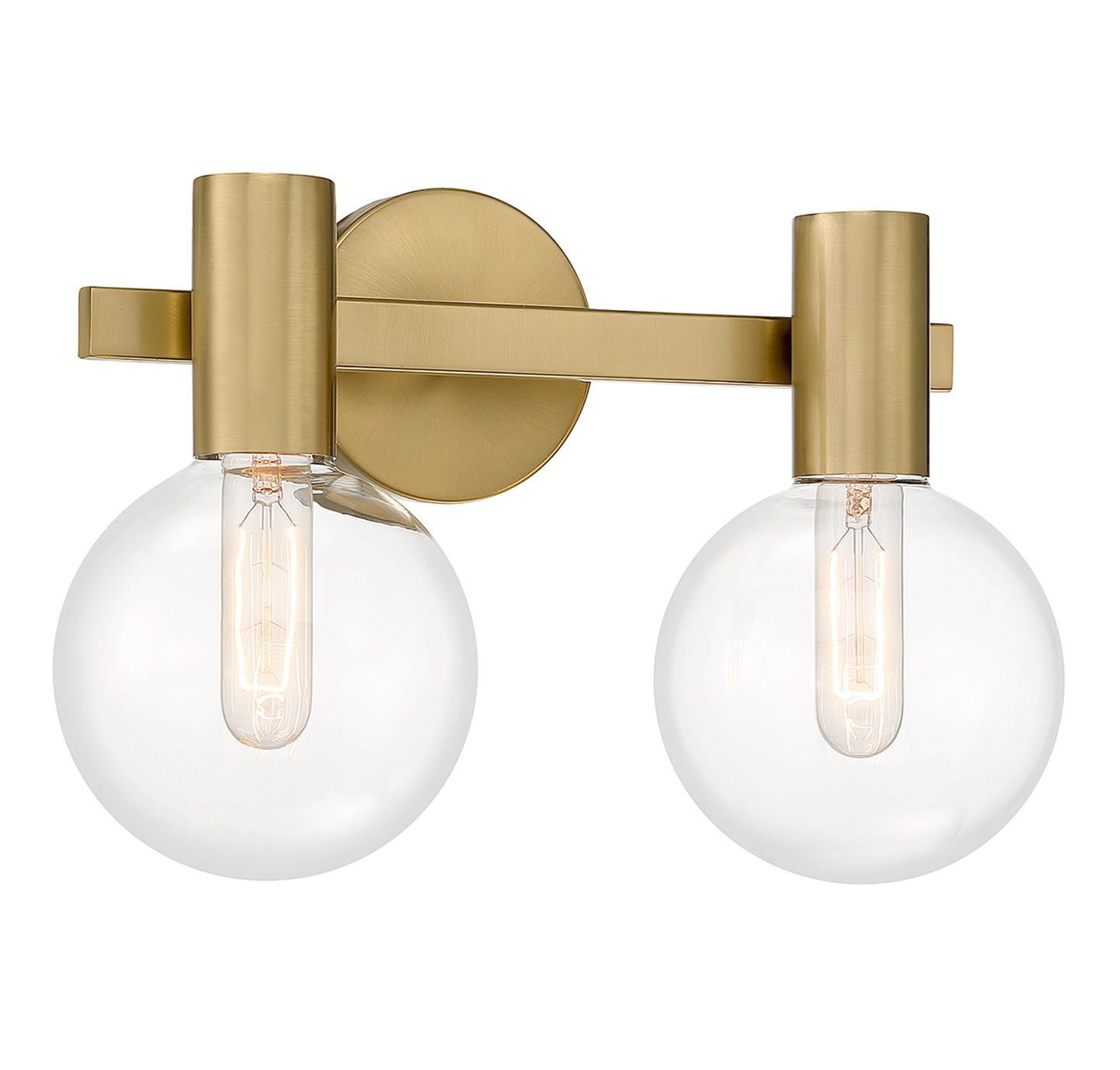 Wright 2-Light Bathroom Vanity Light in Chrome